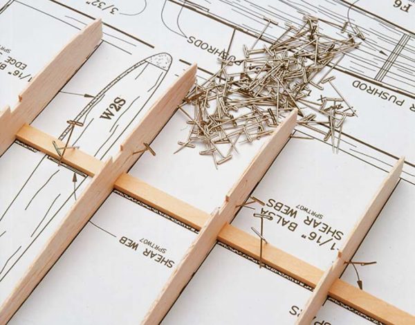 Hobbico Steel T-Pins 1-1/4" (100)