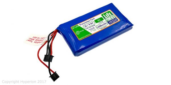 Hyperion G5 Transmitter Pack for FrSky QX7 - (3S 1600mAh LiFePo4)