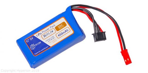 Hyperion G5 3S 11.1V 450mAh 50Cmax LiPo