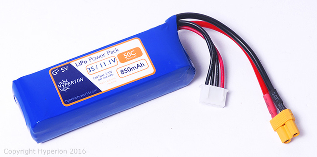 Lipo 3S 11.1v 850mAh 20C