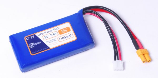 Hyperion G5 2S 7.4V 1100mAh 50Cmax LiPo