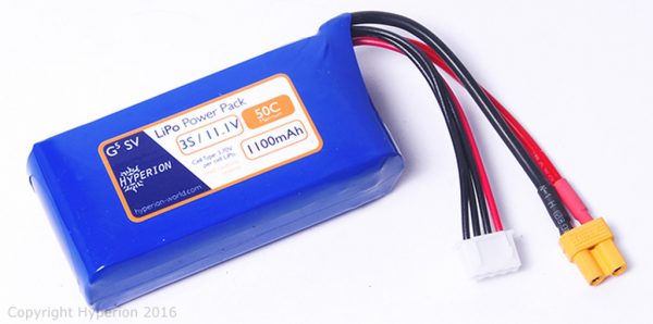 Hyperion G5 3S 11.1V 1100mAh 50Cmax LiPo