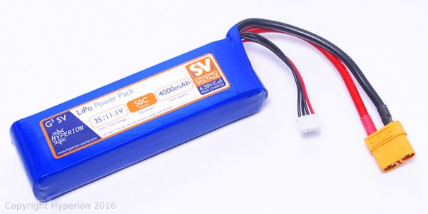 Hyperion G5 3S 11.1V 4000mAh 50Cmax LiPo