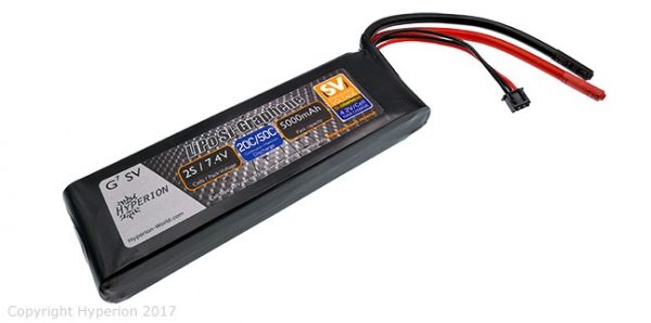 Hyperion G7 2S 7.4V 5000mAh Si-Graphene 50Cmax LiPo