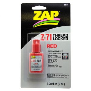 ZAP PT-71 .20 oz. Red Thread-Locker