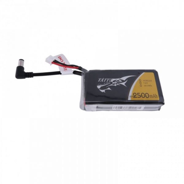 Tattu 2500mAh 2S1P Fatshark Goggles Lipo Battery Pack (DC3.5mm plug)